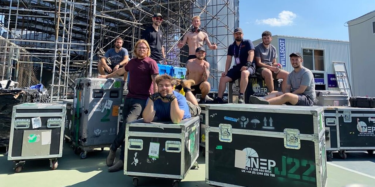 crew hang outside stadum copy